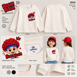 Boom-Boom Embroidered Sweatshirt product preview